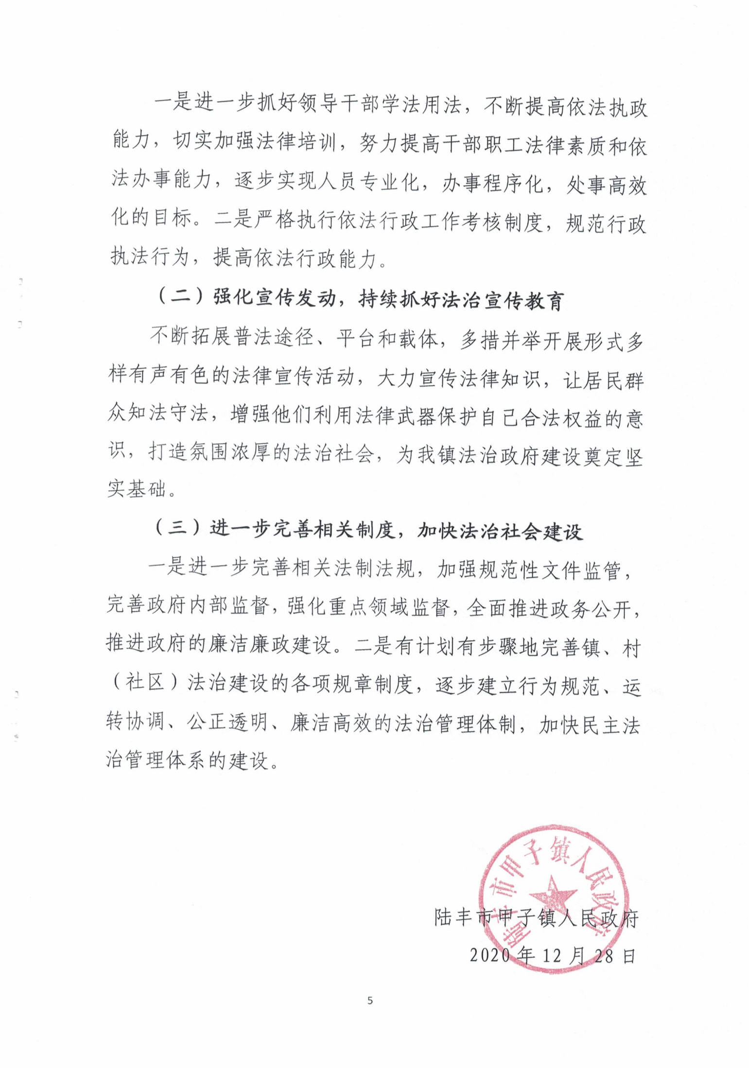 甲子鎮(zhèn)人民政府2020年度法治政府建設年度報告_04.png